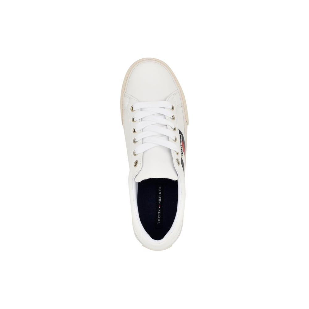 ZAPATILLA TOMMY HILFIGER DAMA LIGHTZ WHITE TALLA 6 5 - 4