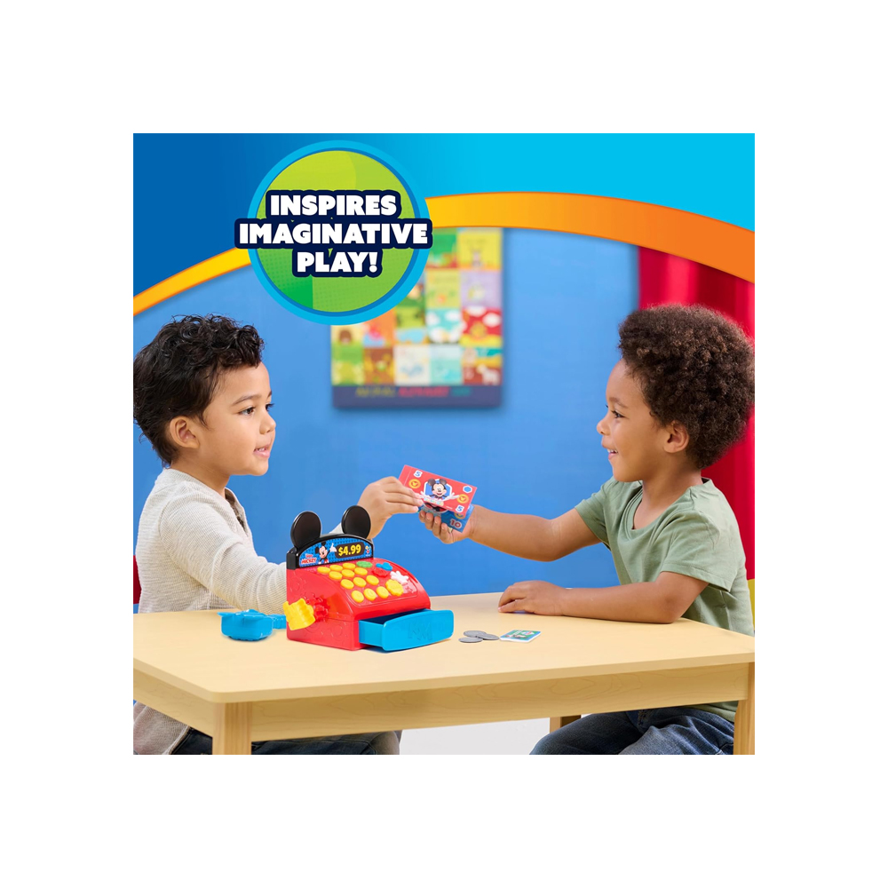 DISNEY JR MICKEY MOUSE CLUBHOUSE CAJA REGISTRADORA Y SONIDO - 5