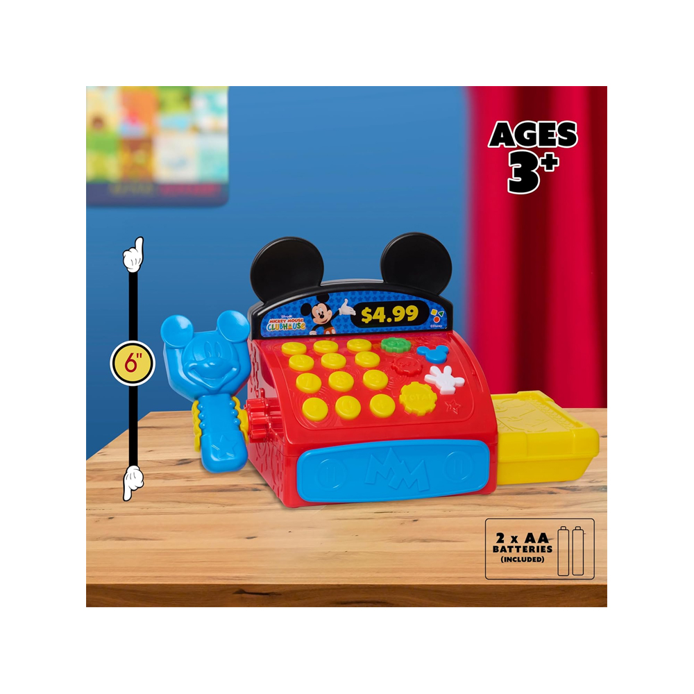 DISNEY JR MICKEY MOUSE CLUBHOUSE CAJA REGISTRADORA Y SONIDO - 6