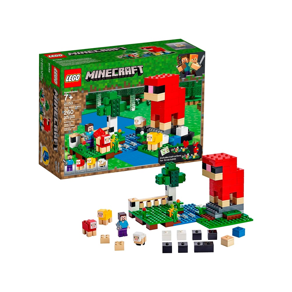 LEGO MINECRAFT THE WOOL FARM 260 PIECES 21153 - 1