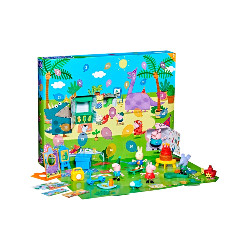 PEPPA PIG GEORGES PARTY CALENDAR WITH 24 SURPRISE - 1
