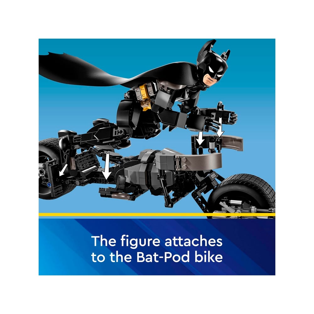 LEGO DC BATMAN CONSTRUCTION FIGURE THE BAT POD BIKE 76273 - 6