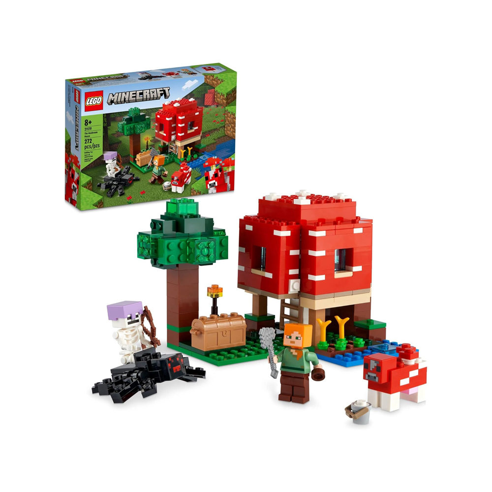 LEGO MINECRAFT THE MUSHROOM HOUSE BUILDING 21179 - 1