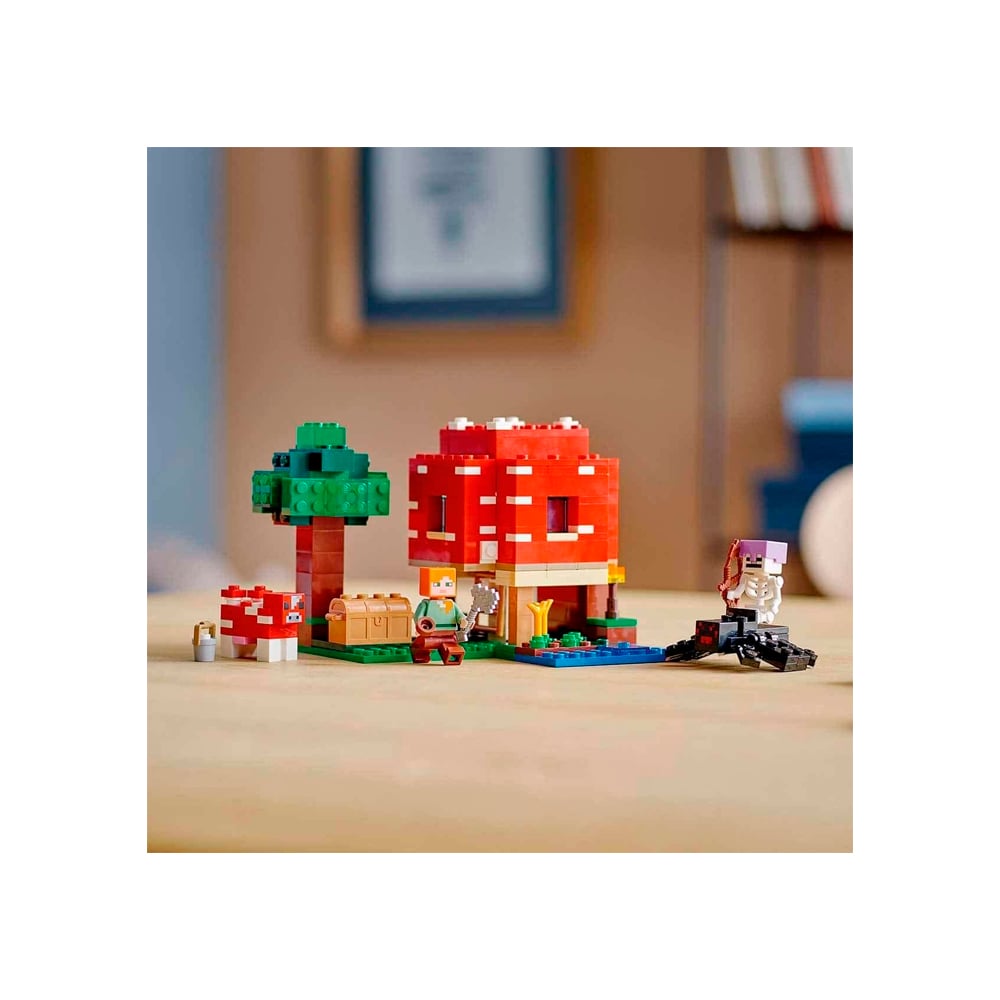LEGO MINECRAFT THE MUSHROOM HOUSE BUILDING 21179 - 2