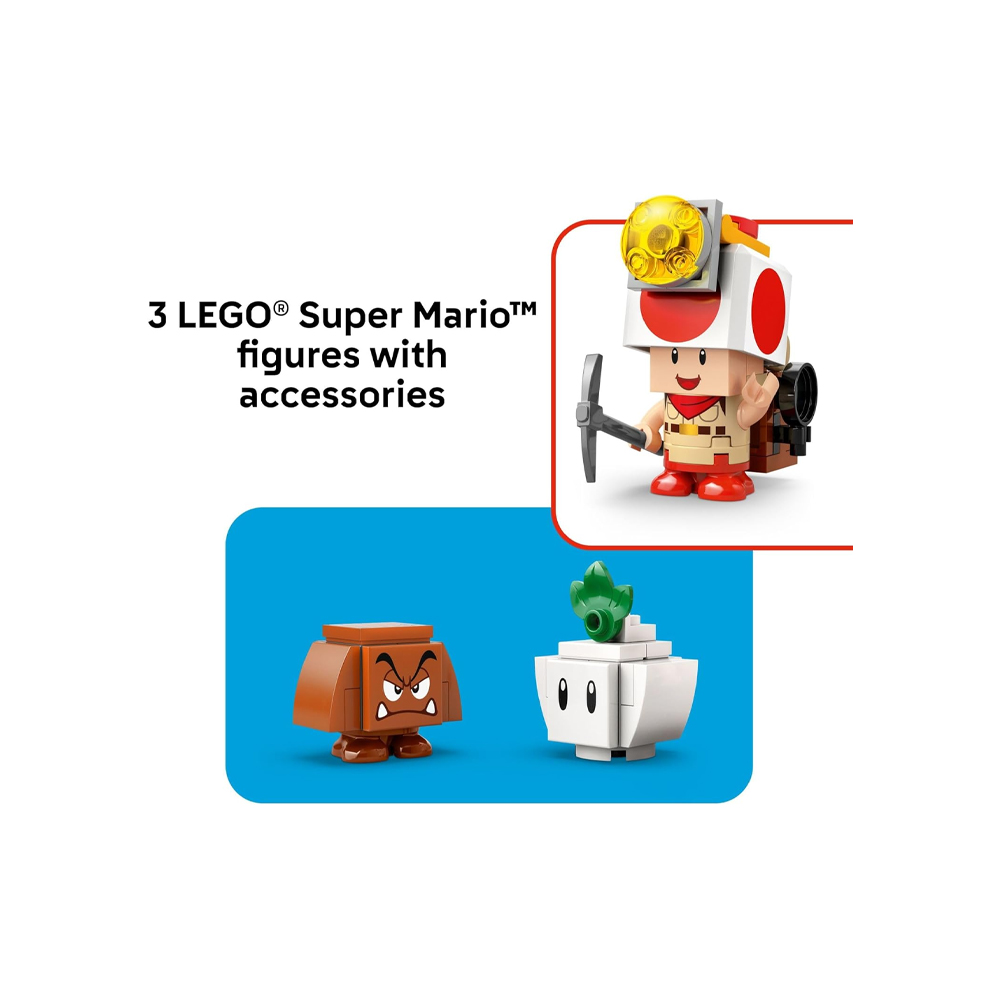 LEGO SUPER MARIO CAPTAIN TOADS CAMP BUILDING 72040 - 5