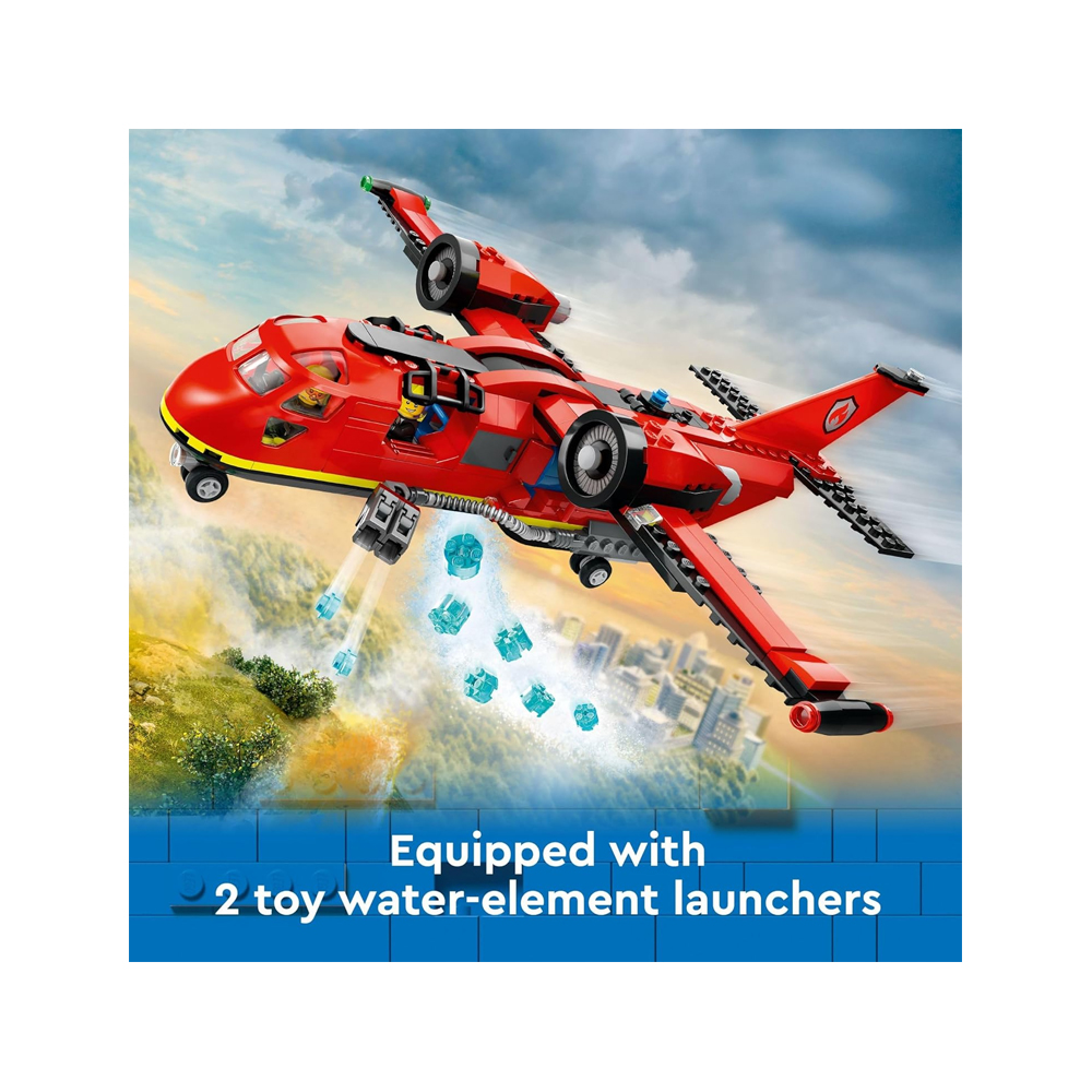LEGO CITY FIRE RESCUE PLANE TOY BUILDING BLOCKS 60413 - 4