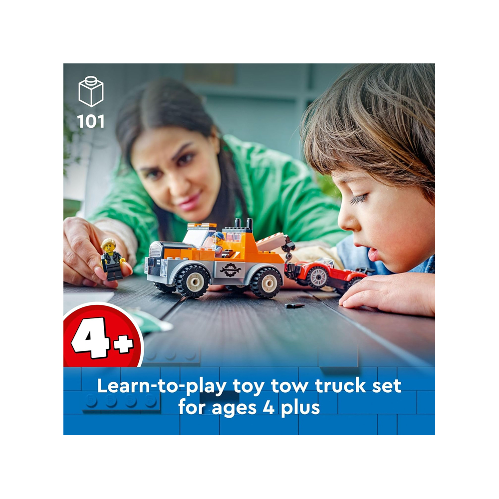 LEGO CITY TOW TRUCK AND SPORTS CAR REPAIR 60435 - 3
