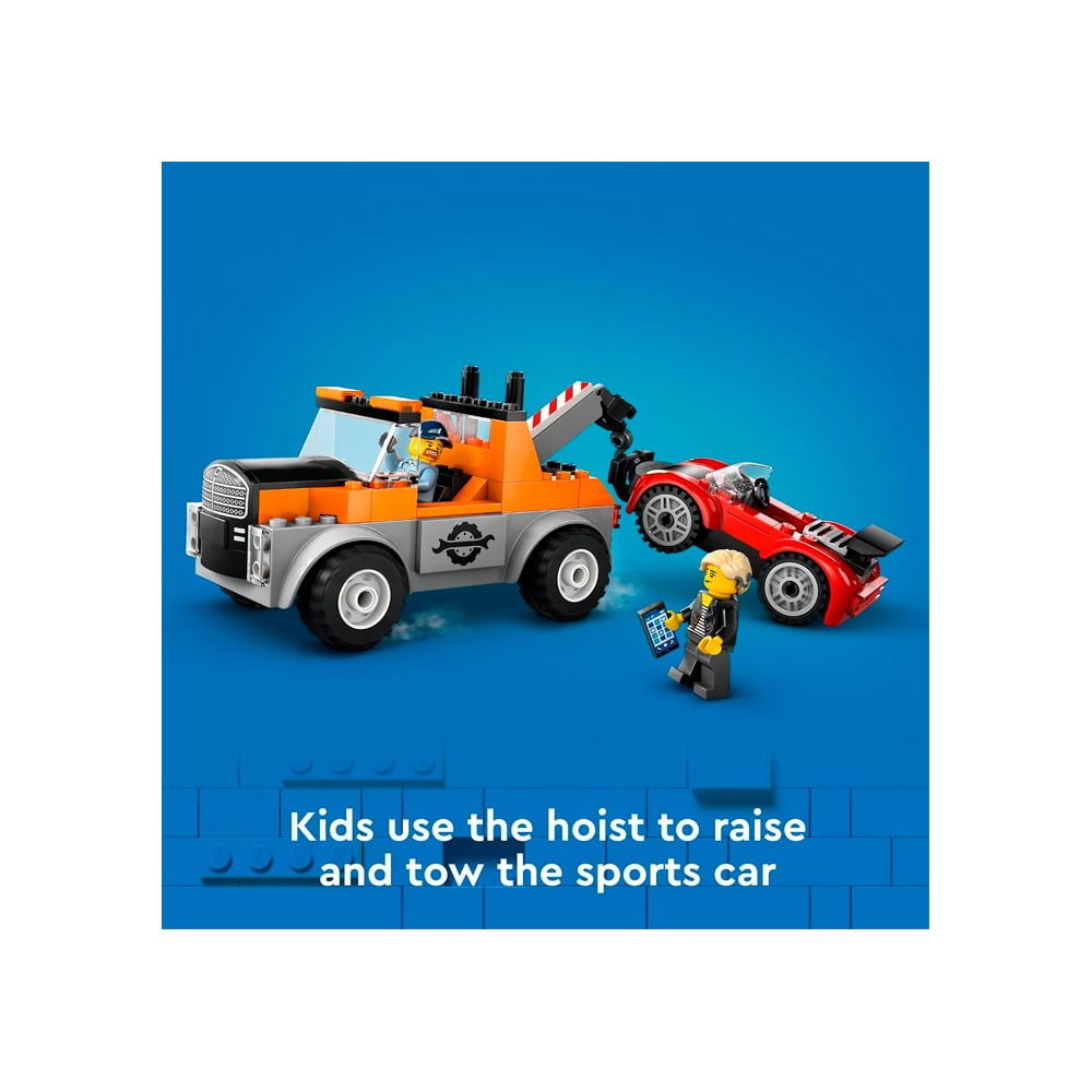 LEGO CITY TOW TRUCK AND SPORTS CAR REPAIR 60435 - 4