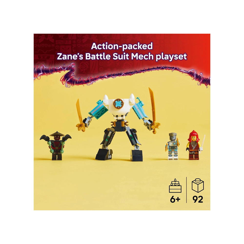 LEGO NINJAGO ZANES BATTLE SUIT MECH NINJA TOY 71827 - 2