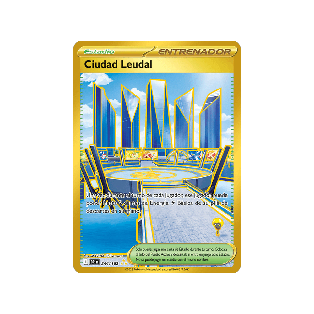 POKEMON TCG CIUDAD LEUDAL 244 182 ESPAÑOL LATINO - 1