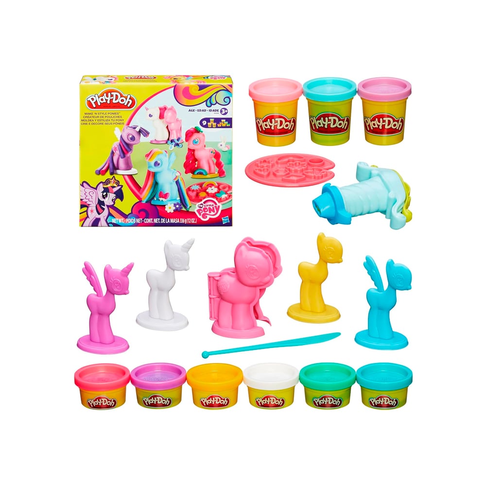 PLAY DOH MAKE STYLE PONIES SET MY LITTLE PONY TOYS - 1