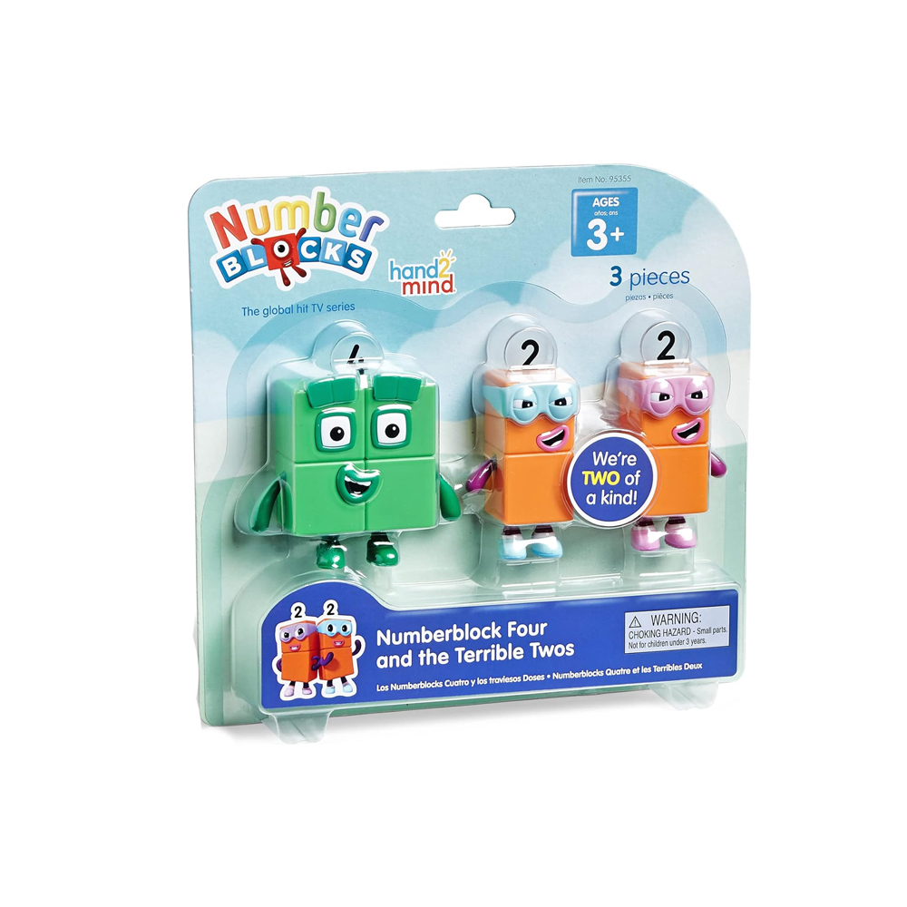 HAND2MIND NUMBERBLOCKS FOUR AND THE TERRIBLE TWOS - 1