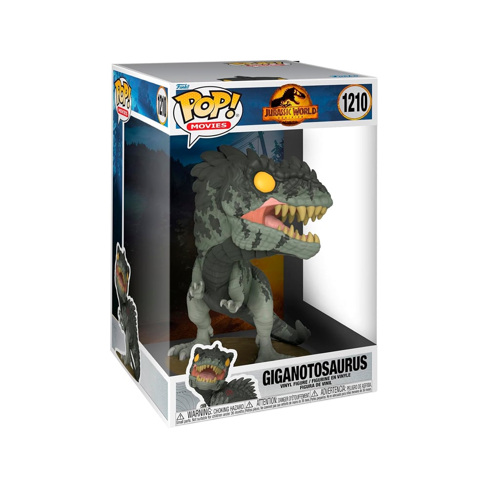 POP MOVIES JURASSIC WORLD DOMINION 10 GIGANOTOSAURUS - 3