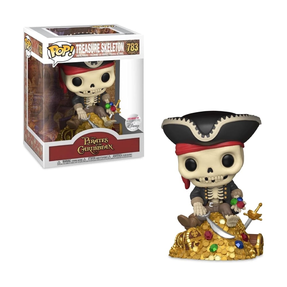 FUNKO POP DISNEY PIRATAS DEL CARIBE TREASURE SKELETON LUJO - 1