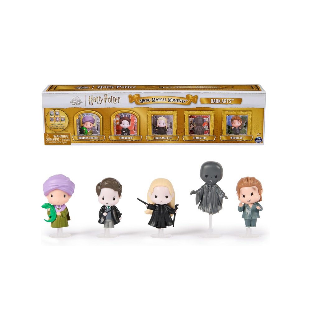 WIZARDING WORLD HARRY POTTER ARTS 5 PACK SET DISPLAY CASES - 1