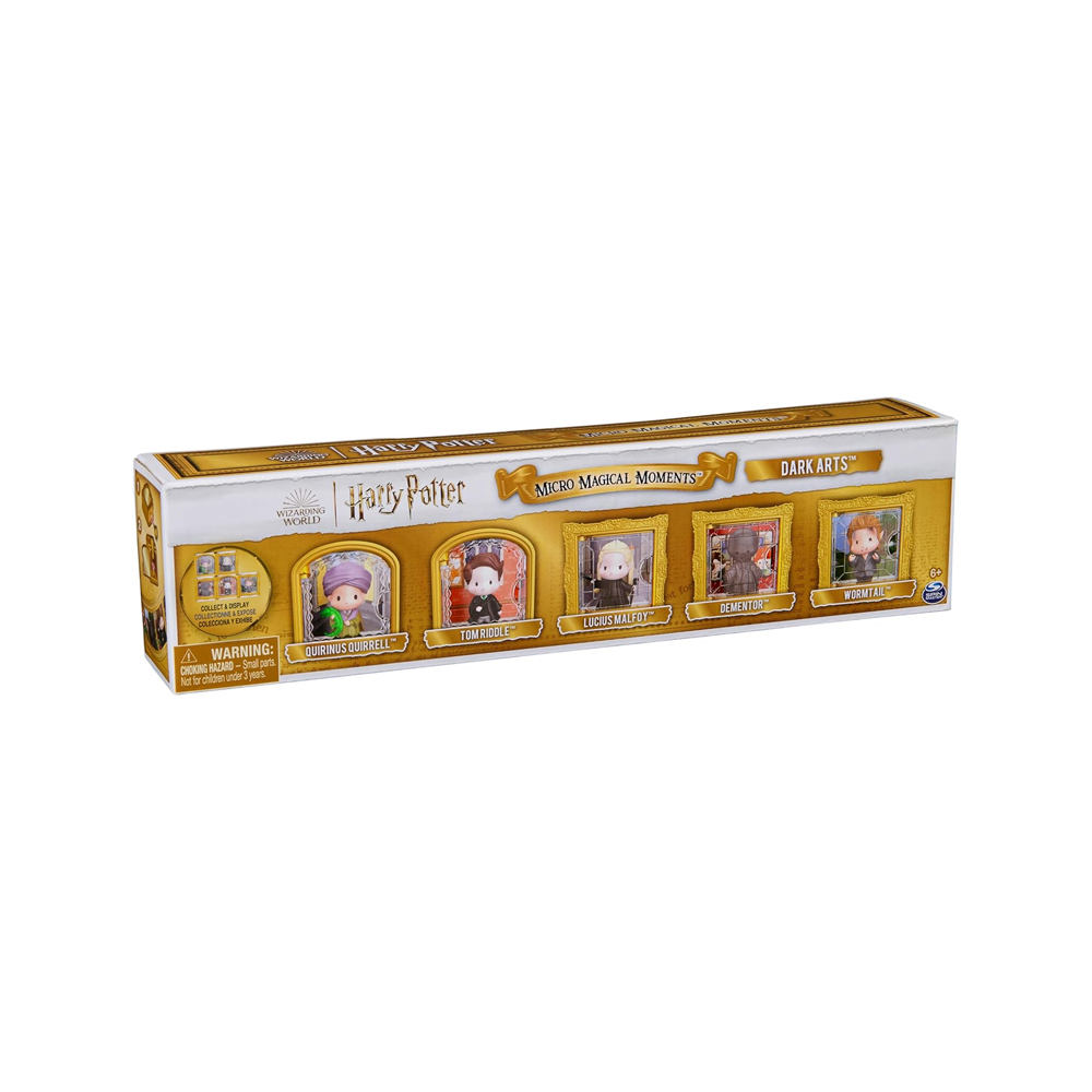 WIZARDING WORLD HARRY POTTER ARTS 5 PACK SET DISPLAY CASES - 6