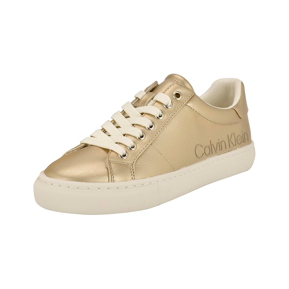 ZAPATILLA CALVIN KLEIN DAMA CAMZY GOLD TALLA 6 - 1