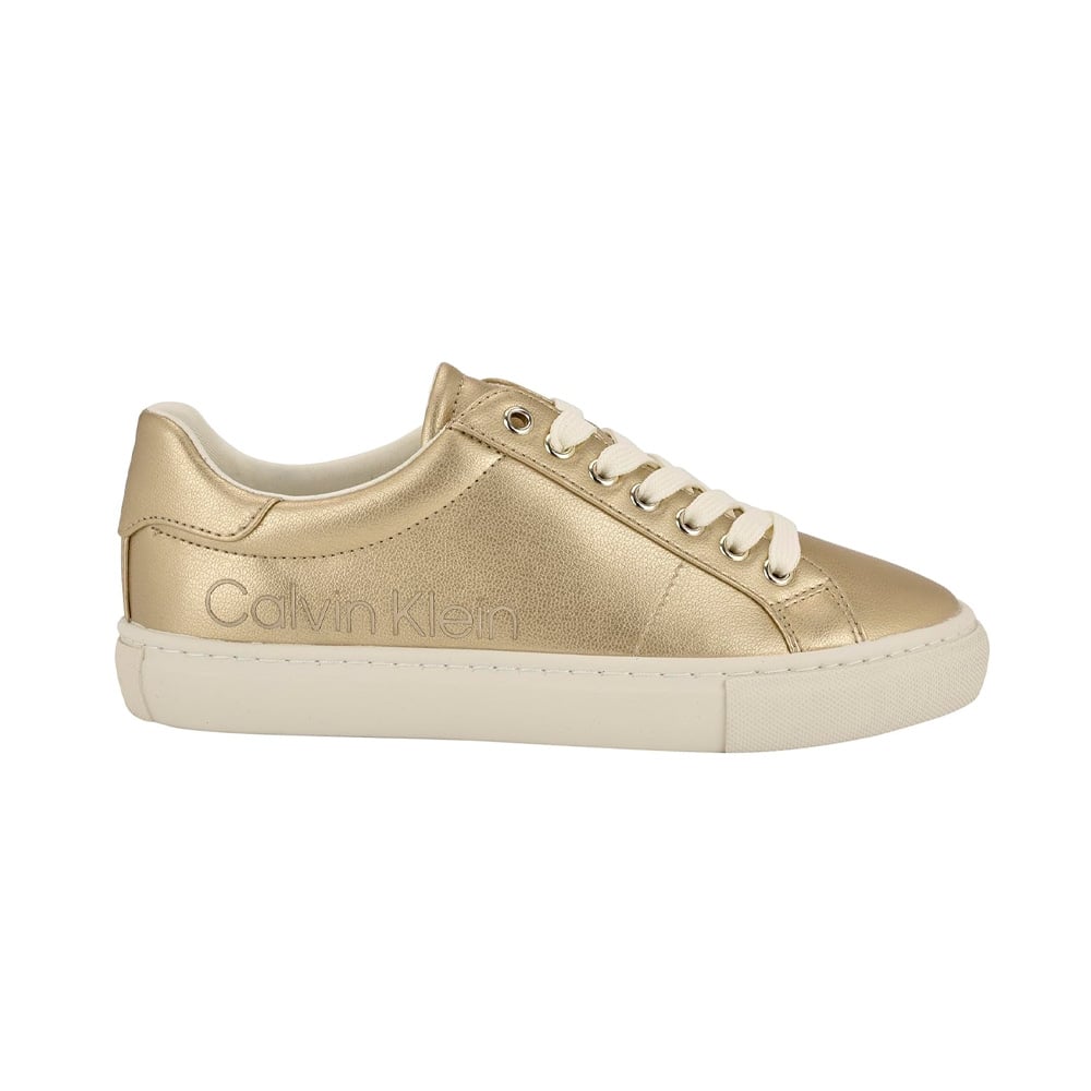 ZAPATILLA CALVIN KLEIN DAMA CAMZY GOLD TALLA 6 - 5