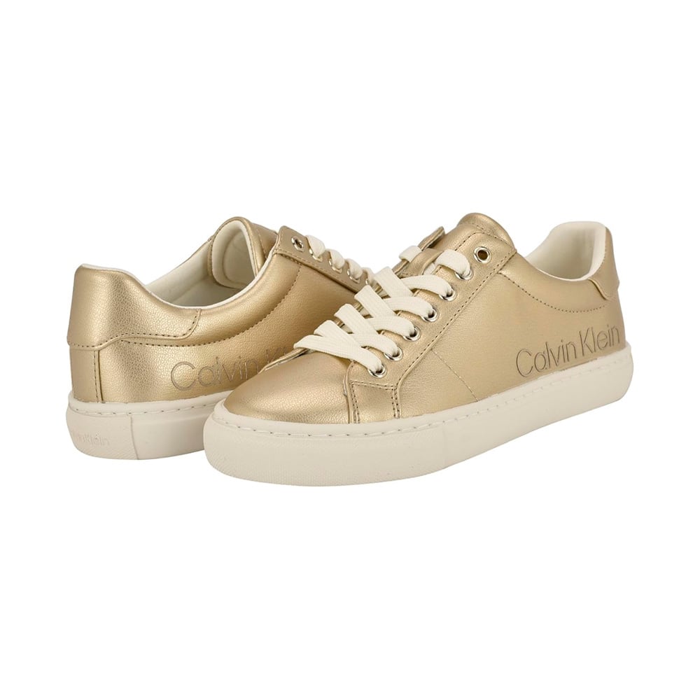 ZAPATILLA CALVIN KLEIN DAMA CAMZY GOLD TALLA 6 - 7