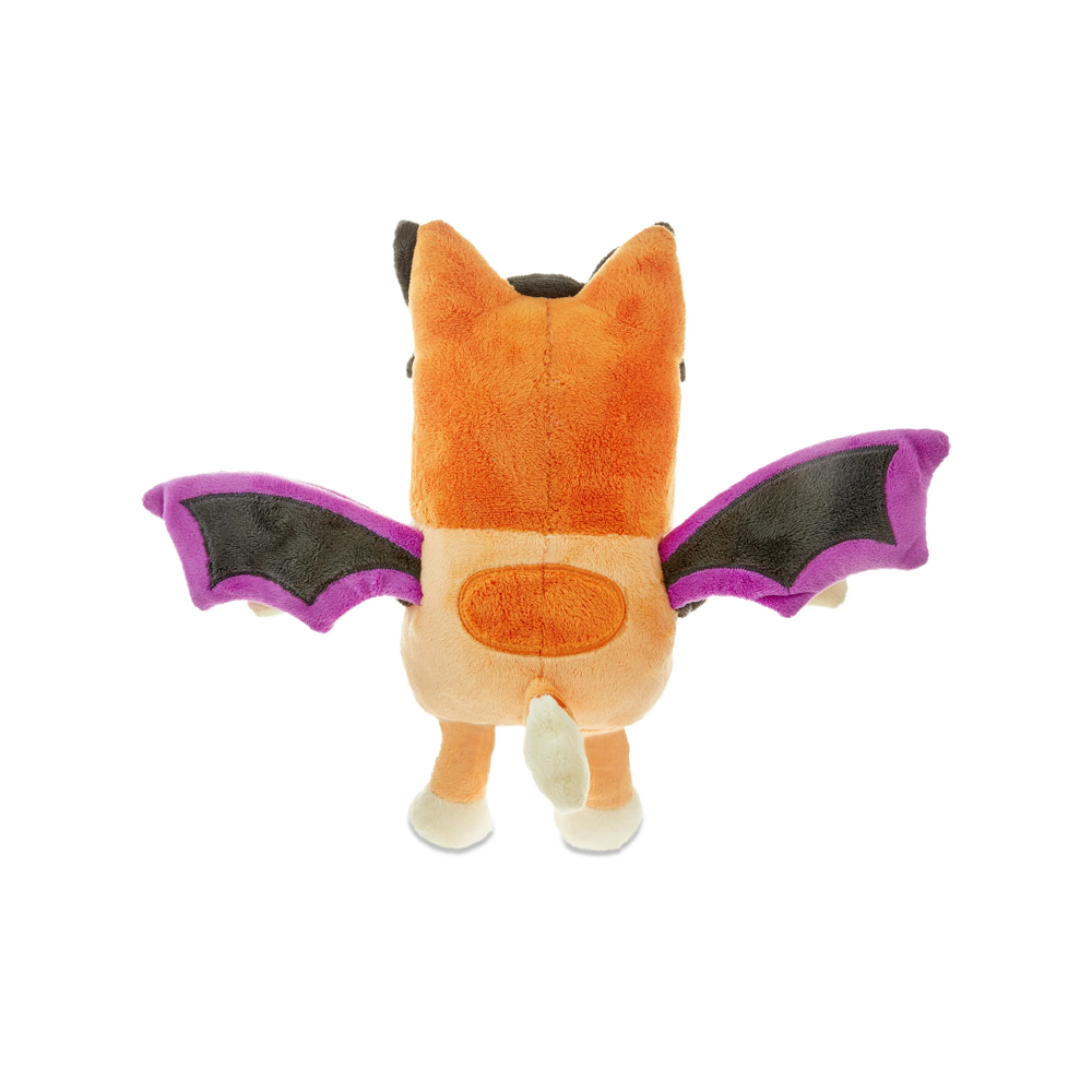PELUCHE BLUEY BINGO DISFRAZ DE MURCIELAGO DE HALLOWEEN 36 CM - 3