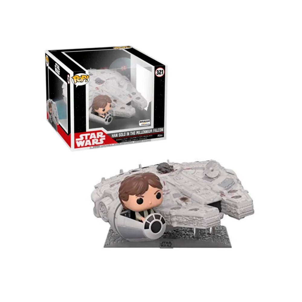 FUNKO POP VINY STAR WARS HAN SOLO IN THE MILLENNIUM FALCON - 1