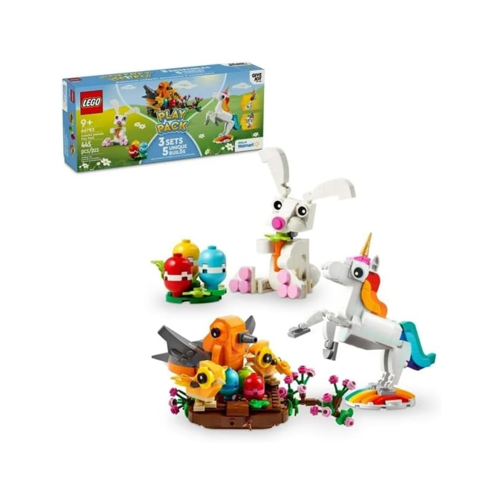LEGO COLORFUL ANIMALS PLAY PACK 5 IN 1 BOX 66783 - 1