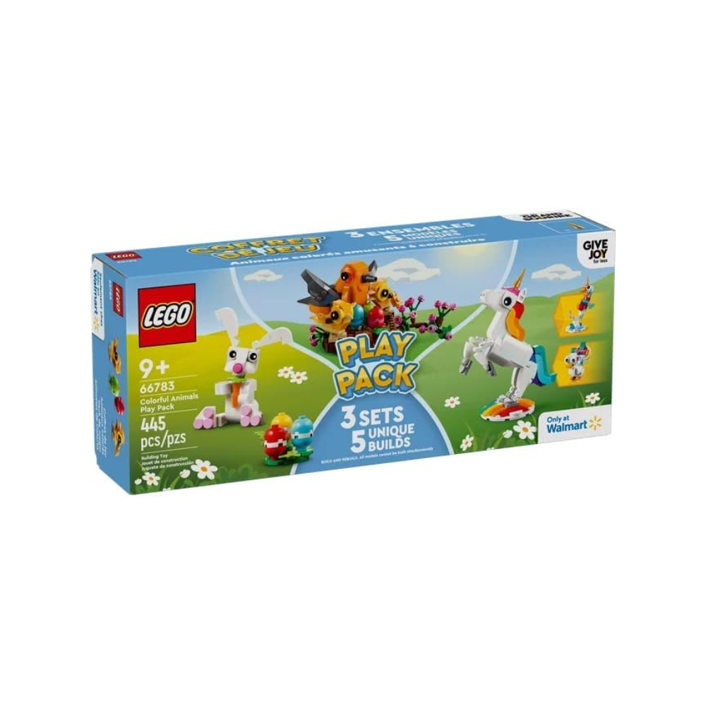 LEGO COLORFUL ANIMALS PLAY PACK 5 IN 1 BOX 66783 - 6