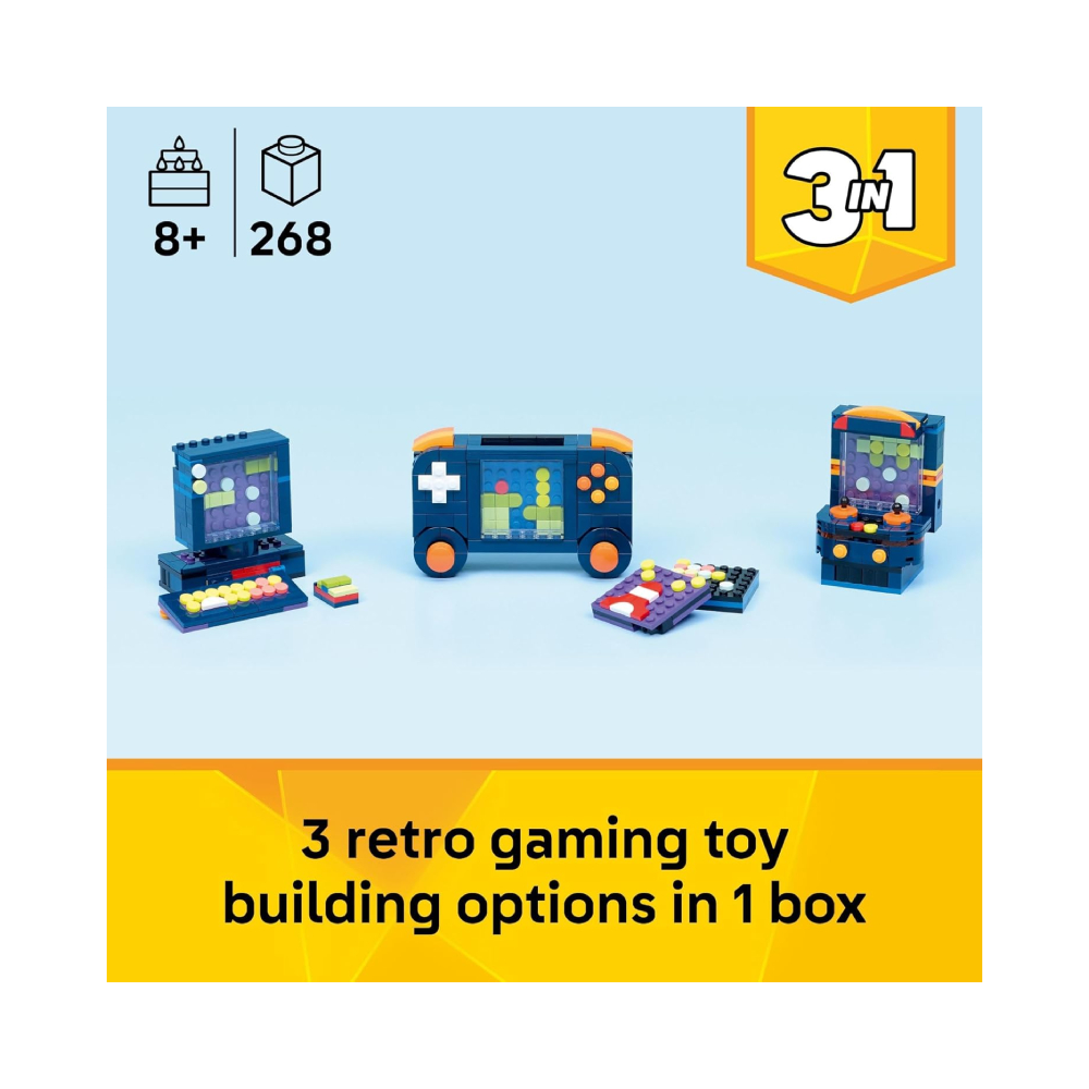 LEGO CREATOR 3 IN 1 RETRO GAMING CONSOLE 31380 - 2