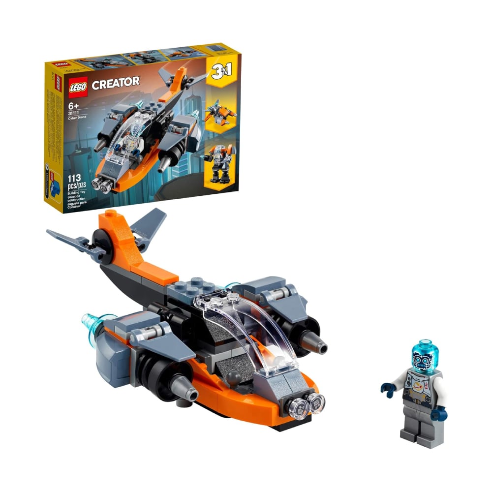 LEGO CREATOR 3 IN 1 CYBER DRONE SPACE TOYS 31111 - 1