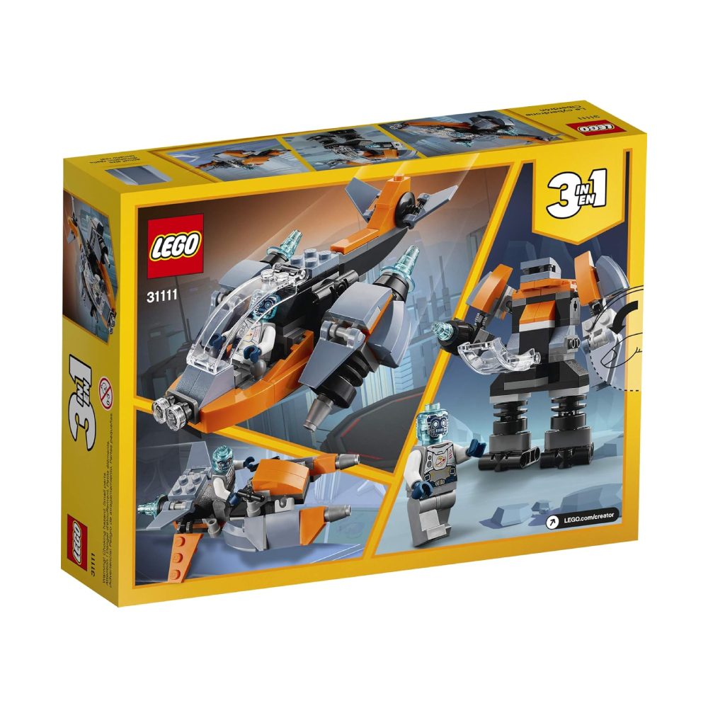 LEGO CREATOR 3 IN 1 CYBER DRONE SPACE TOYS 31111 - 6