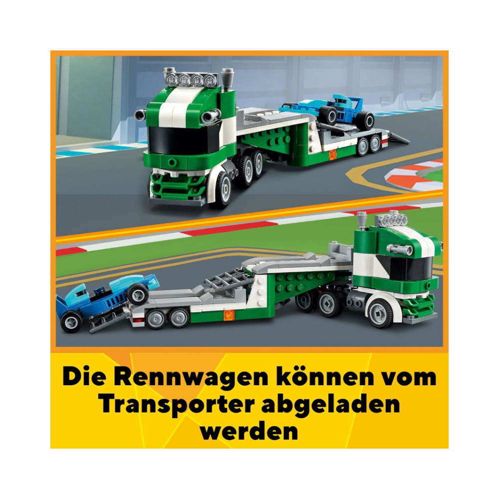 LEGO CREATOR 3 IN 1 RACING CAR TRANSPORTER 31113 - 6