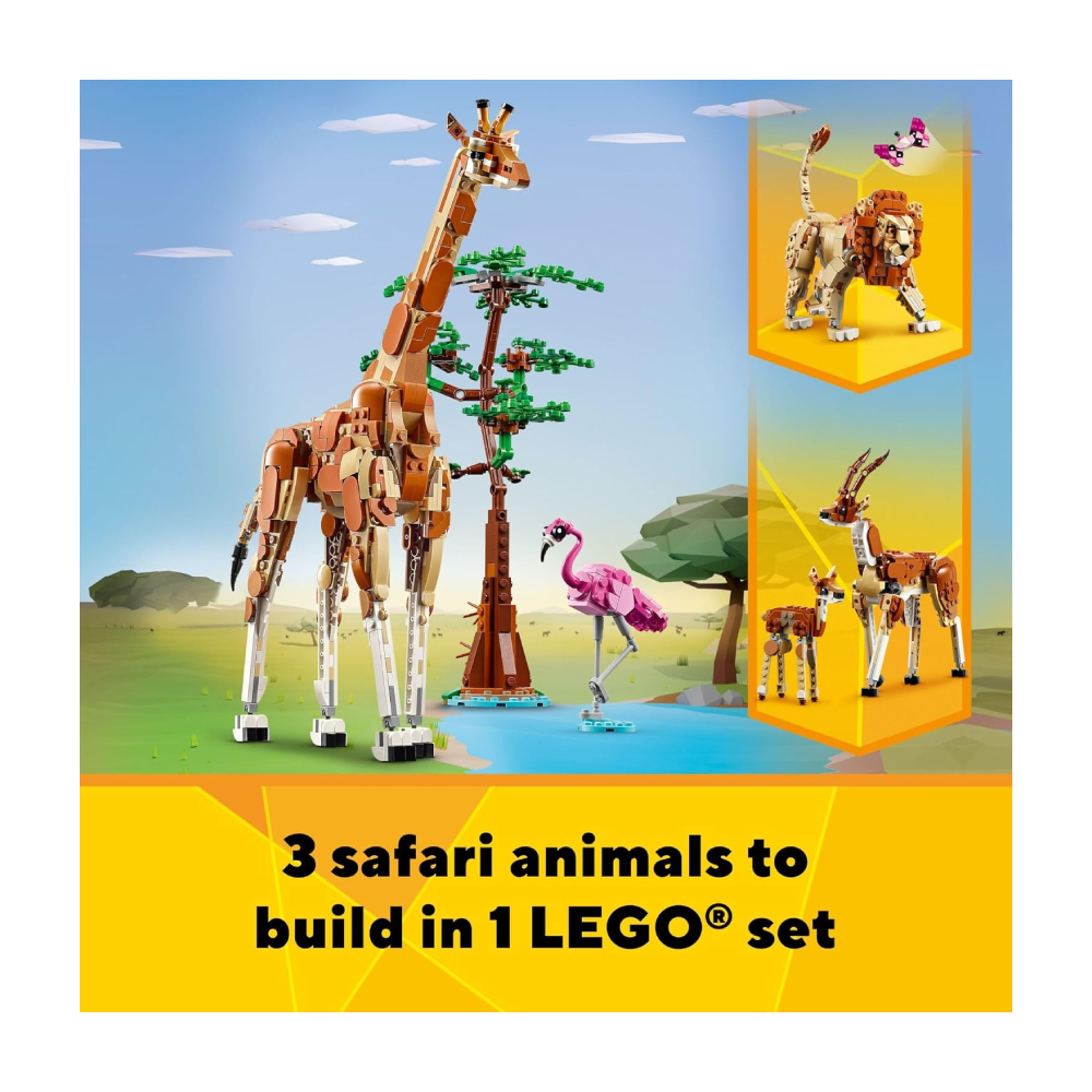 LEGO CREATOR 3 IN 1 WILD SAFARI ANIMALS 31150 - 2