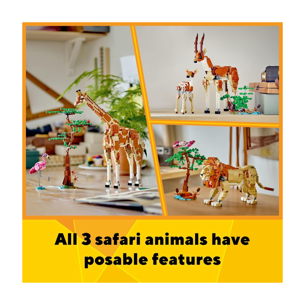 LEGO CREATOR 3 IN 1 WILD SAFARI ANIMALS 31150 - 4