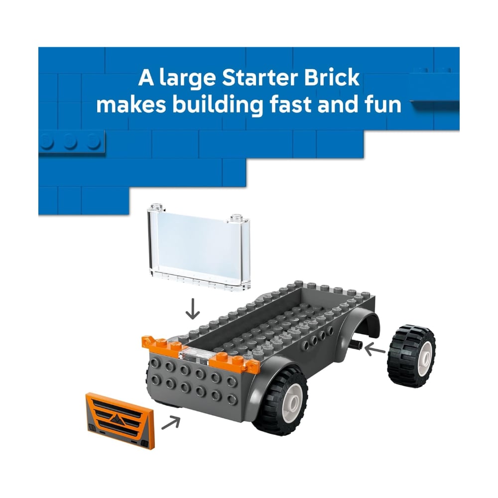 LEGO CITY MOTORCYCLE TRANSPORTER 60491 - 3