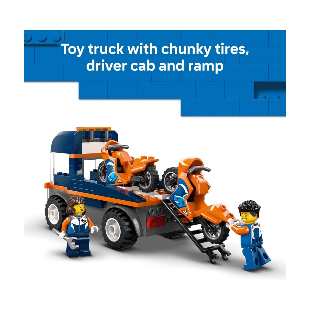 LEGO CITY MOTORCYCLE TRANSPORTER 60491 - 5