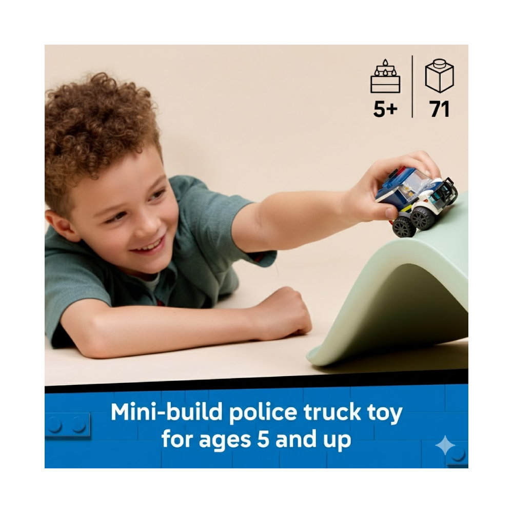 LEGO CITY RIDES POLICE TRUCK 60481 - 2