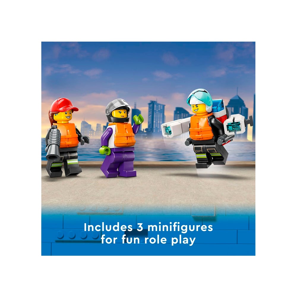 LEGO CITY BARCO DE RESCATE DE BOMBEROS 60373 - 6