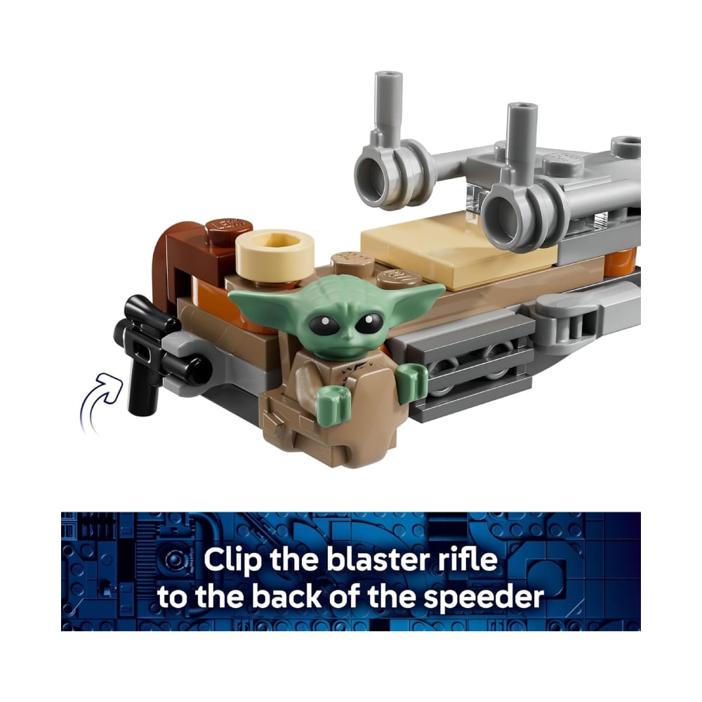 LEGO STAR WARS THE MANDALORIAN GROGUS SPEEDER BIKE 75436 - 4