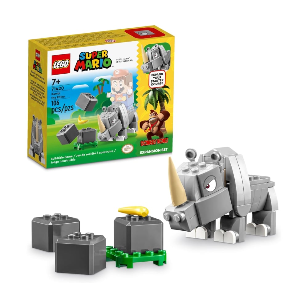 LEGO SUPER MARIO RAMBI THE RHINO EXPANSION SET 71420 - 1