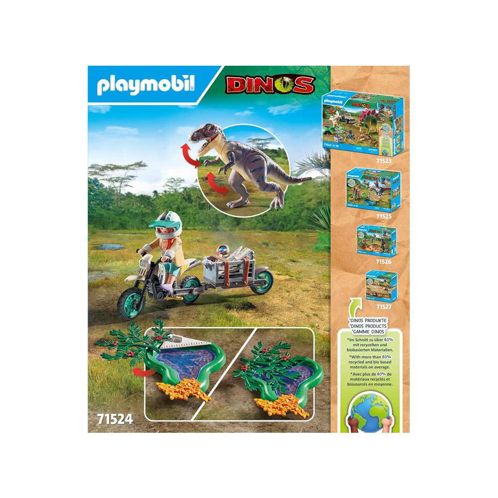 PLAYMOBIL DINOS T REX HUNT 46 PIEZAS 71524 - 4