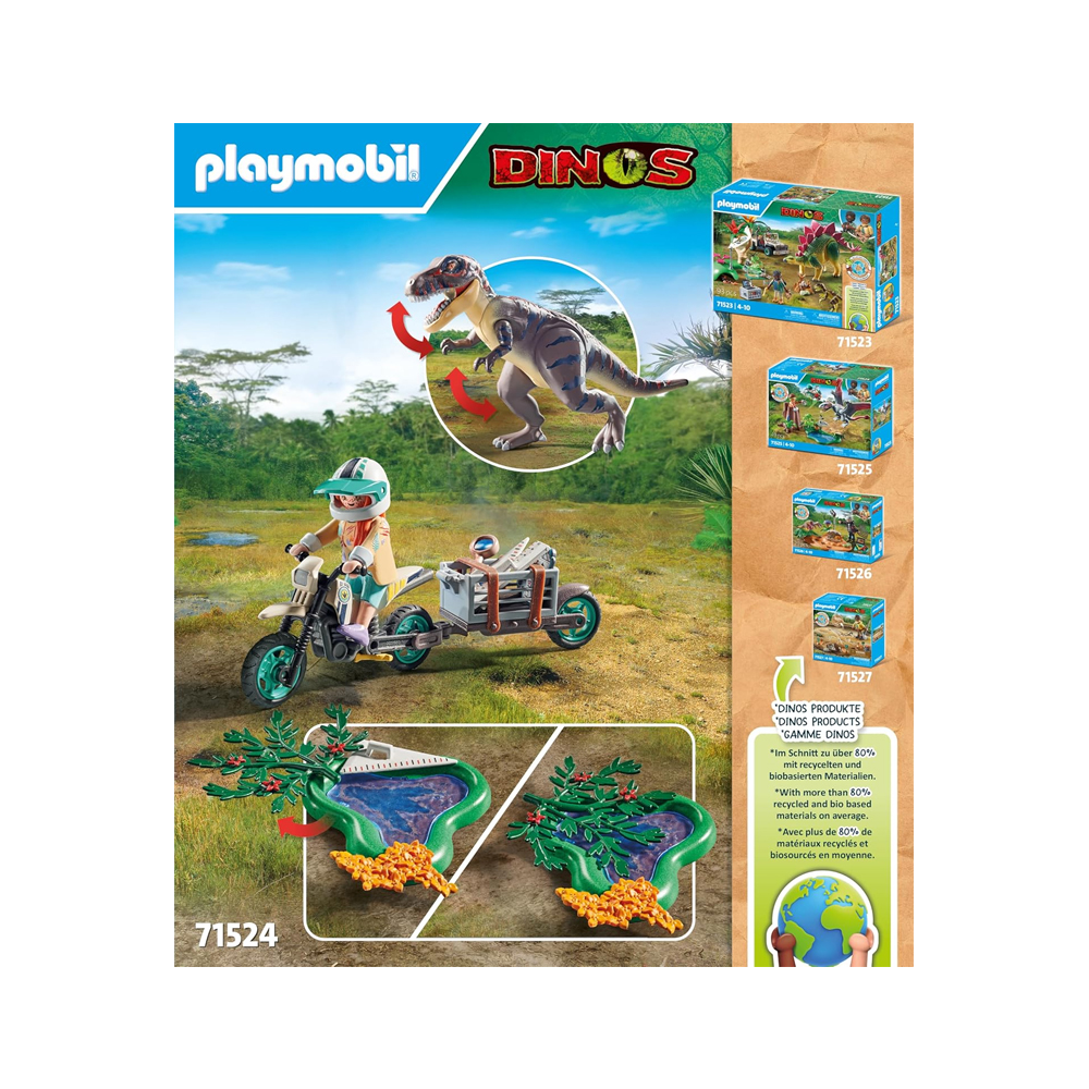 PLAYMOBIL DINOS T REX HUNT 46 PIEZAS 71524 - 5