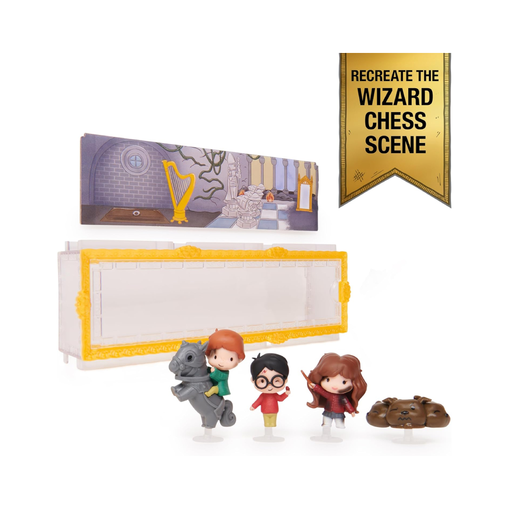 WIZARDING WORLD HARRY HERMIONE RON FLUFFYN RESCUE SET - 3