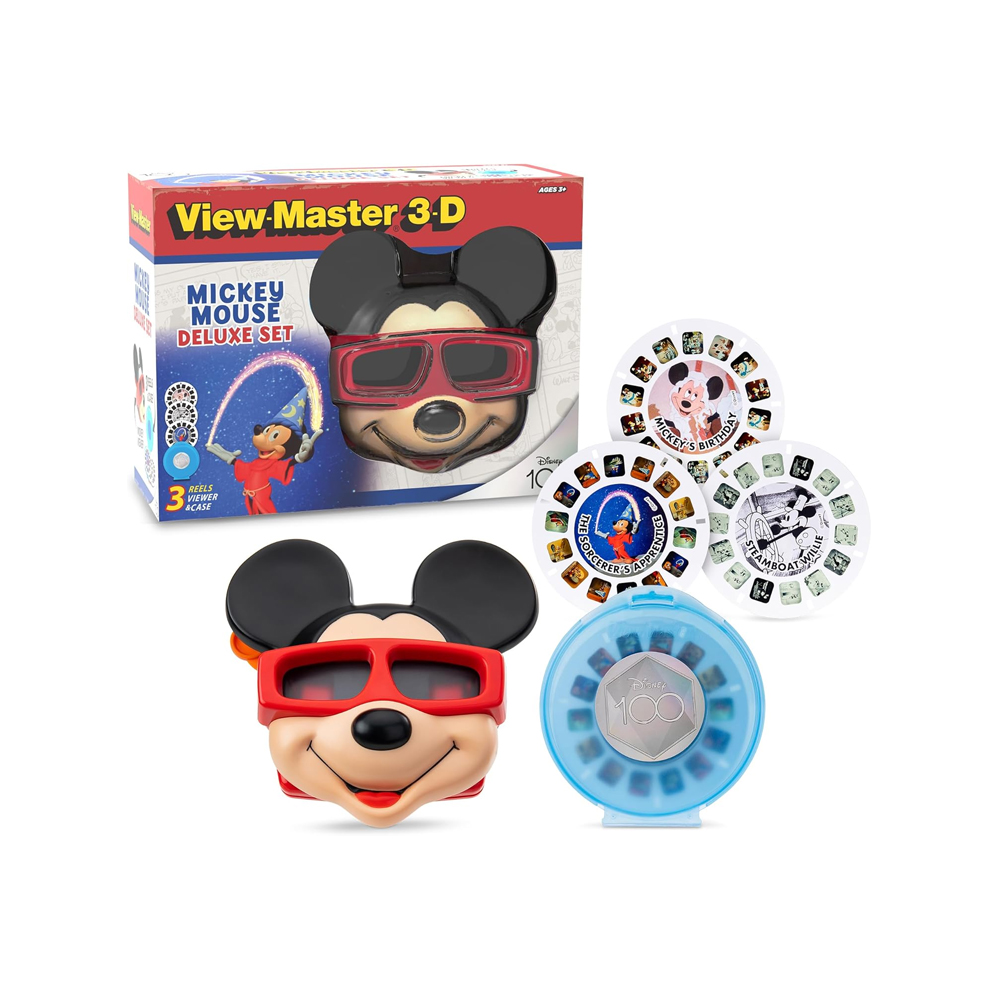 VIEW MASTER MICKEY MOUSE DELUXE SET DISNEY 100 - 1