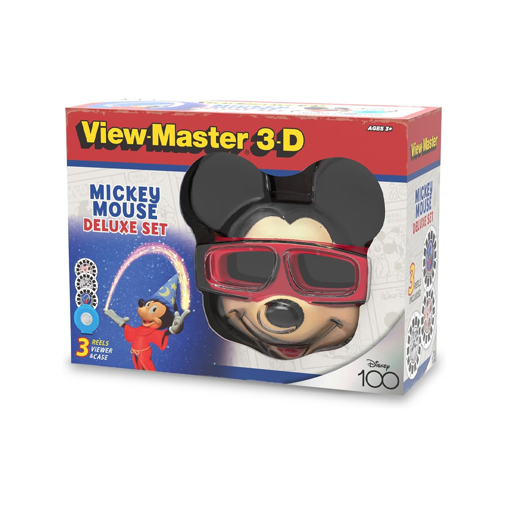 VIEW MASTER MICKEY MOUSE DELUXE SET DISNEY 100 - 6