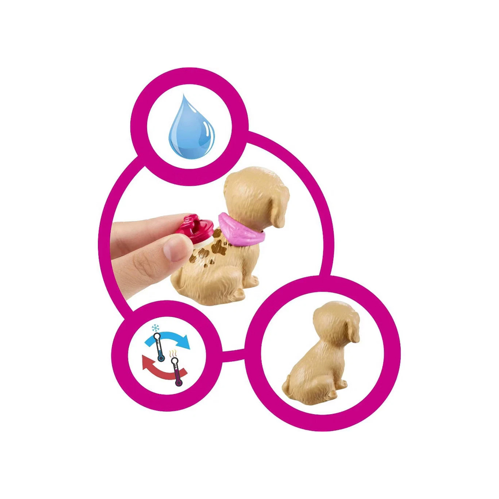 BARBIE MUÑECA Y PET BOUTIQUE CON 4 PETS Y ACCESSORIOS - 4