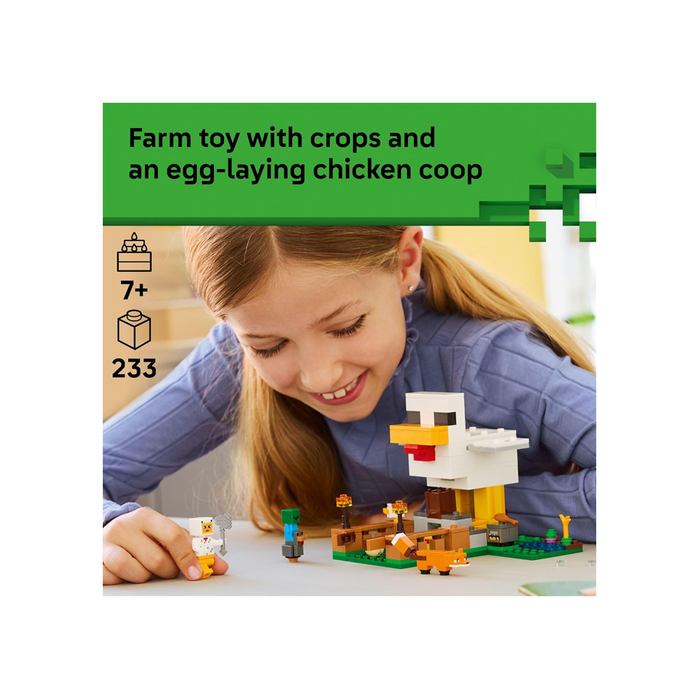 LEGO MINECRAFT CHICKEN FARM BUILDING 21585 - 2