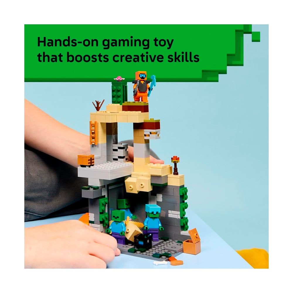 LEGO MINECRAFT ZOMBIE DUNGEON BUILDING PRETEND PLAY 21587 - 4