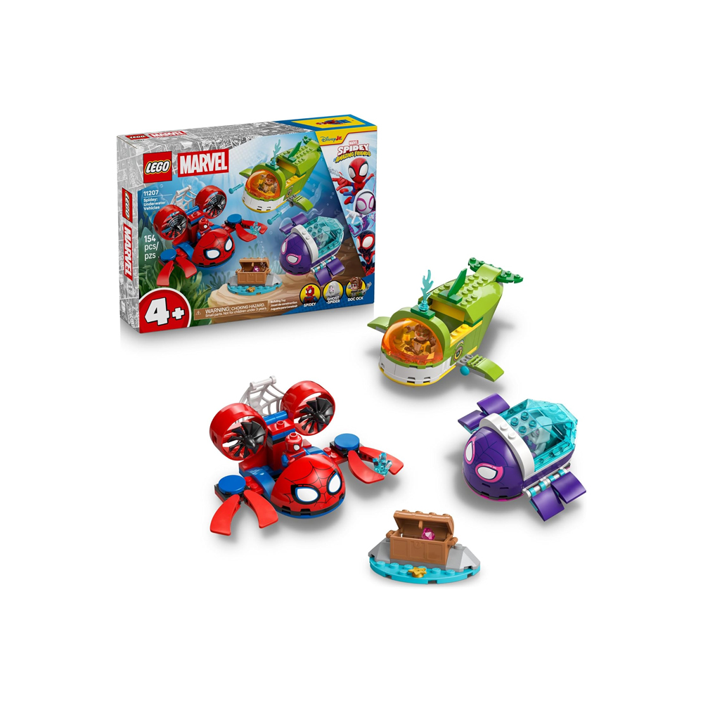 LEGO MARVEL SPIDEY UNDERWATER VEHICLES BUILDING 11207 - 1