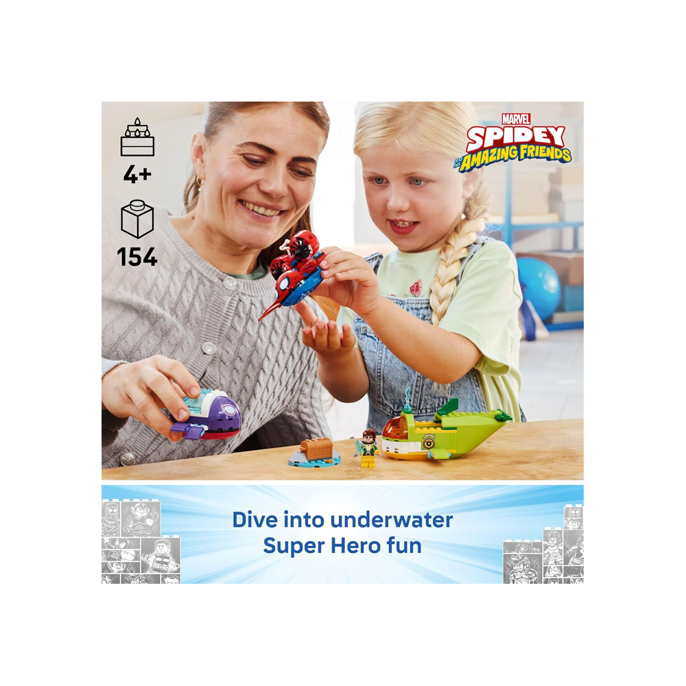 LEGO MARVEL SPIDEY UNDERWATER VEHICLES BUILDING 11207 - 2