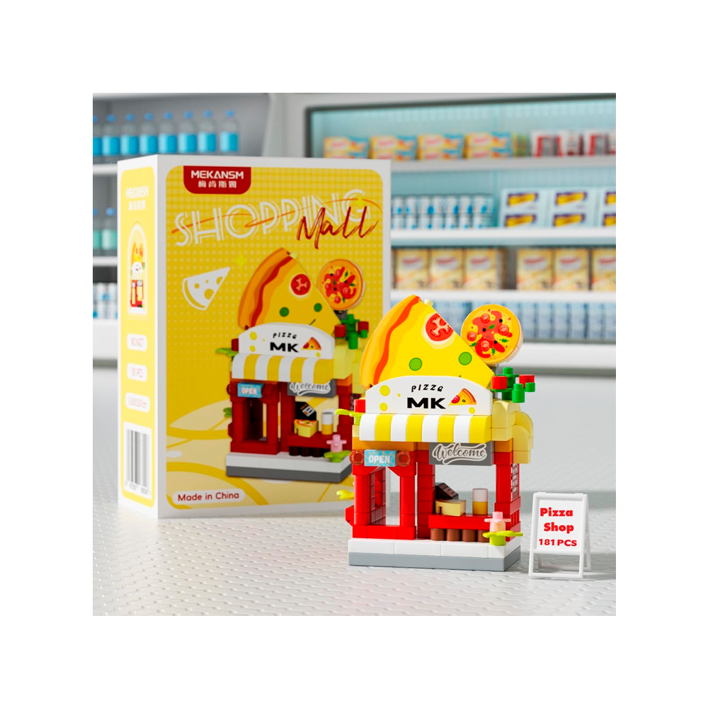 PIZZA SHOP STREET CITY VIEW MINI HOUSE FESTIVAL - 2